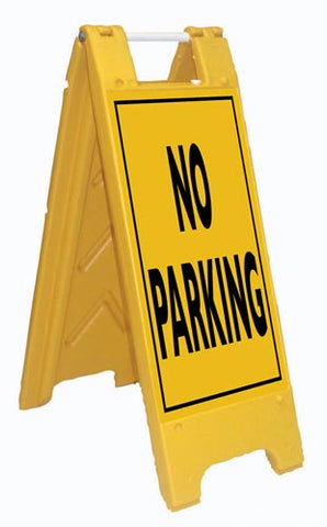 Fold-Up Sign - No Parking