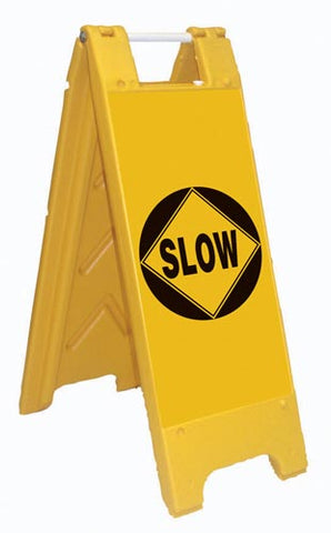 Fold-Up Sign - Slow