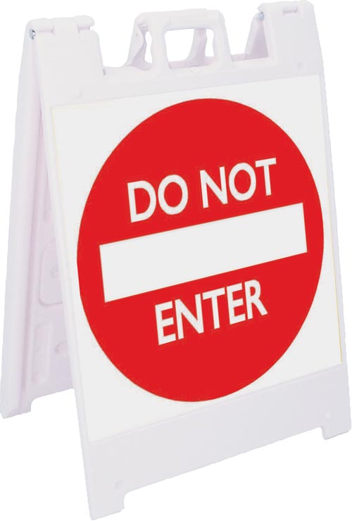 Jumbo Fold-Up Sign - Do Not Enter