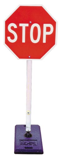 Stop Sign with Portable "One Base"