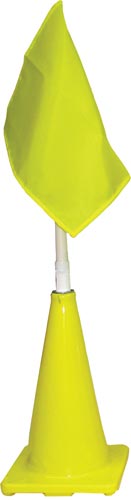 Yellow Cone w- Yellow Flag (Plain)