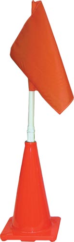 Orange Cone w- Orange Flag (Plain)