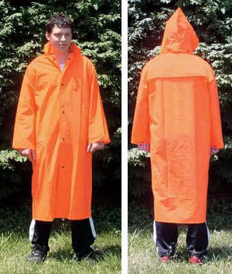 Orange Raincoat-Medium