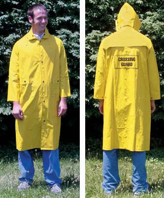 Yellow Raincoat W-Emblem-Medium