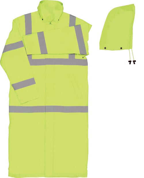 50" Rain Coat Lime-Med