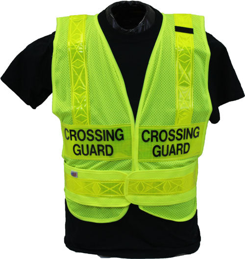 Lime Crossing Guard Vest - X-Large