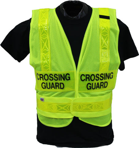 Lime Crossing Guard Vest - X-Large