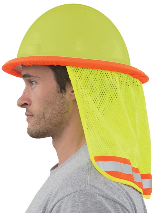 Mesh Neck Shield - Hi-Viz Lime (Pack of 3)