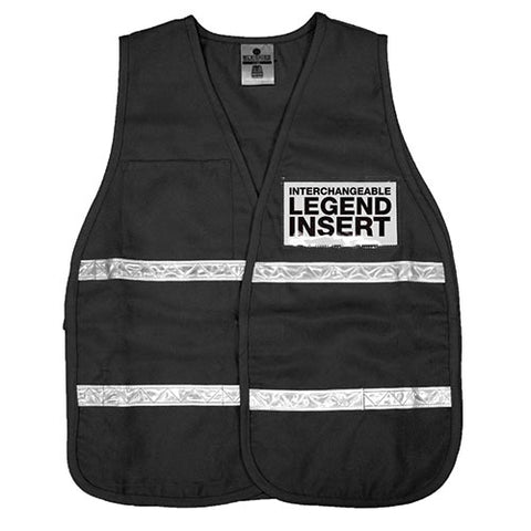 Incident Command Public Safety Vest - Black