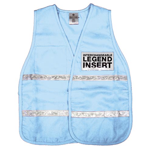 Incident Command Public Safety Vest - Light Blue