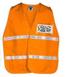 Incident Command Public Safety Vest - Fluorescent Orange