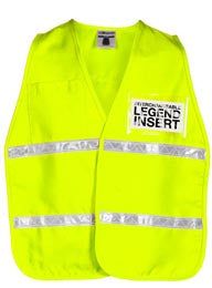 Incident Command Public Safety Vest - Fluorescent Yellow