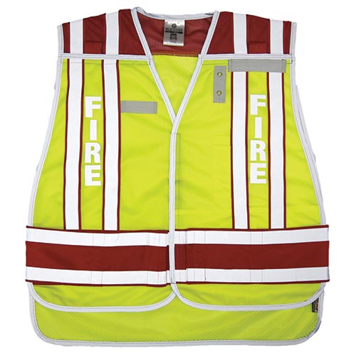 Public Safety Vest - Fire (Lime-Red) M-XL