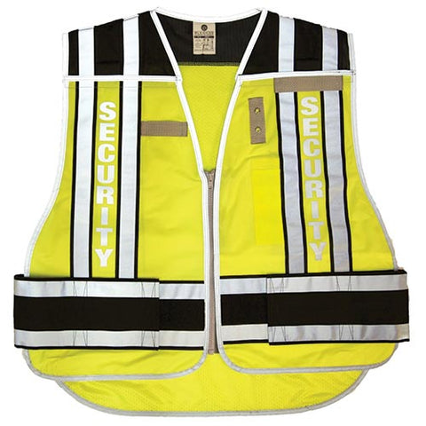 Public Safety Vest - Security (Lime-Black) M-XL