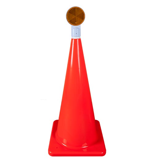 28" Orange Cone w- Reflector