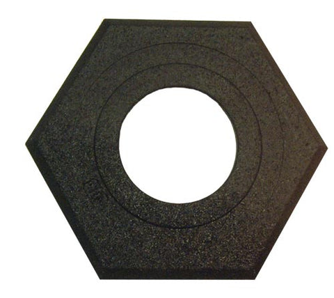 10 lb Rubber Base (Hexagon Shape)