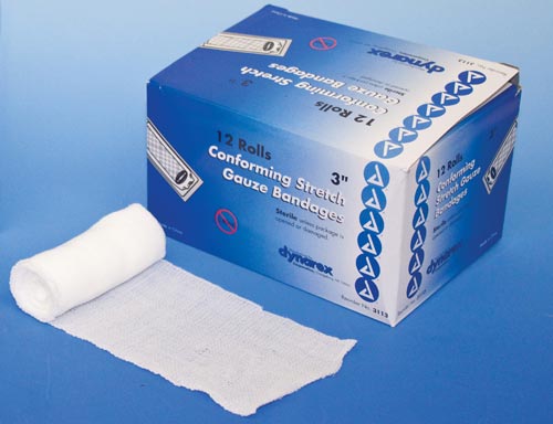 Gauze - 3" x 4 yrd Rolls