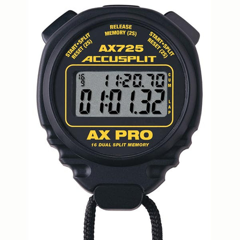 ACCUSPLIT AX725 Pro Timer - Black