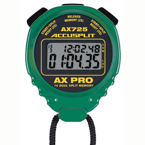 ACCUSPLIT AX725 Pro Timer - Green