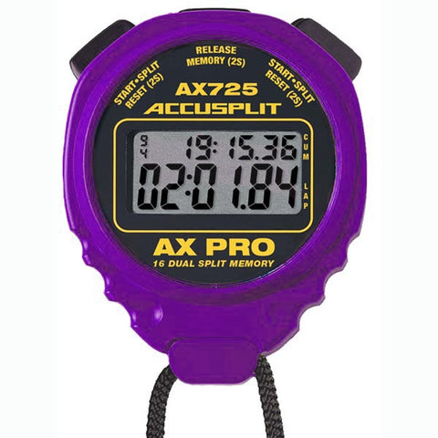 ACCUSPLIT AX725 Pro Timer - Purple