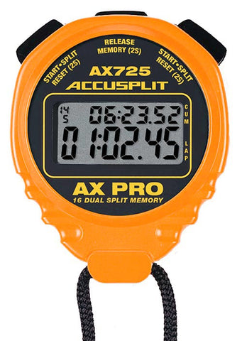 ACCUSPLIT AX725 Pro Timer -Orange
