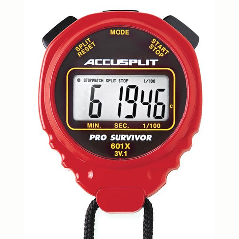 ACCUSPLIT Pro Timer - Red