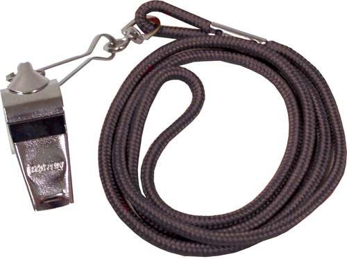 Whistle-Lanyard Combo - Black