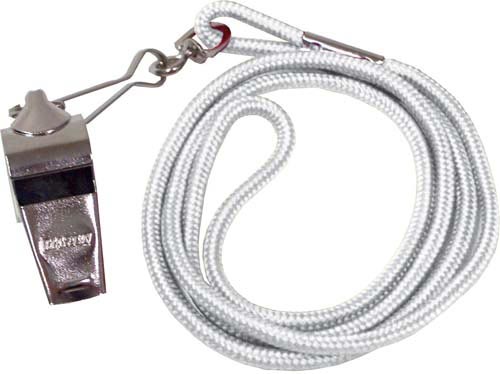 Whistle-Lanyard Combo - White