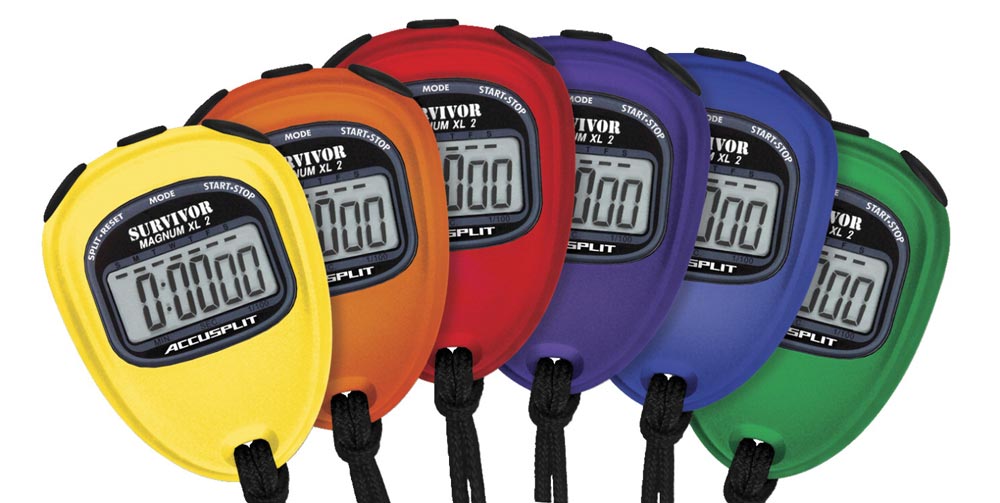 ACCUSPLIT Survivor II Stopwatches - Set of 6