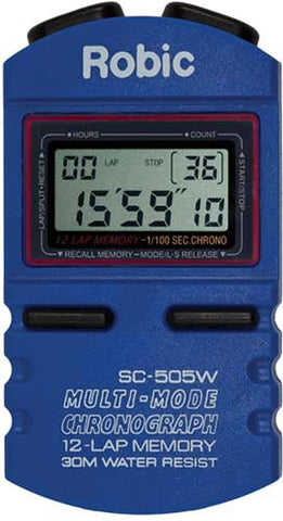 Robic SC505W 12 Memory Timer - Blue