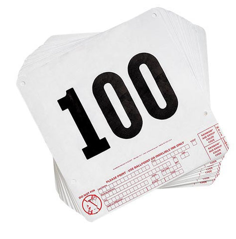 Tear Tag Numbers (1-100)