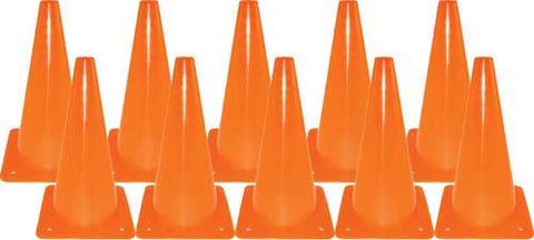 12" Drill Cones - Set of 10