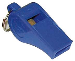 Colored Officials Whistle - Blue