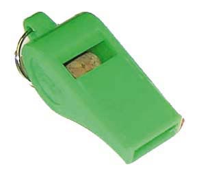 Colored Officials Whistle - Green