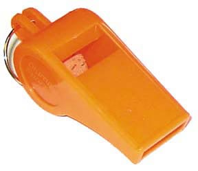 Colored Officials Whistle - Neon Orange