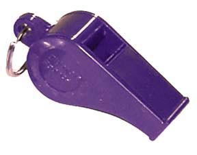 Colored Officials Whistle - Purple